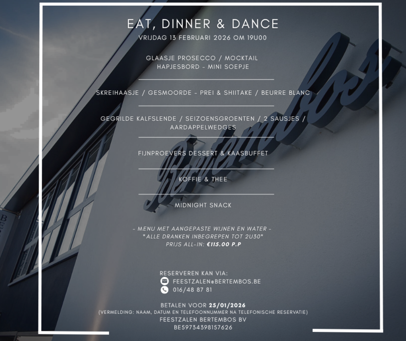 Valentijn (Diner & Dance)